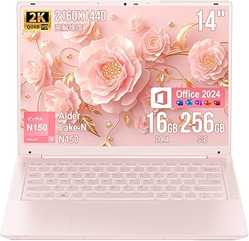 Amazon.co.jp: 2K IPSディスプレイノートパソコン/16GBメモリ MS
